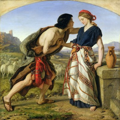 Das Treffen von Jakob und Rachel, 1853 von William Dyce